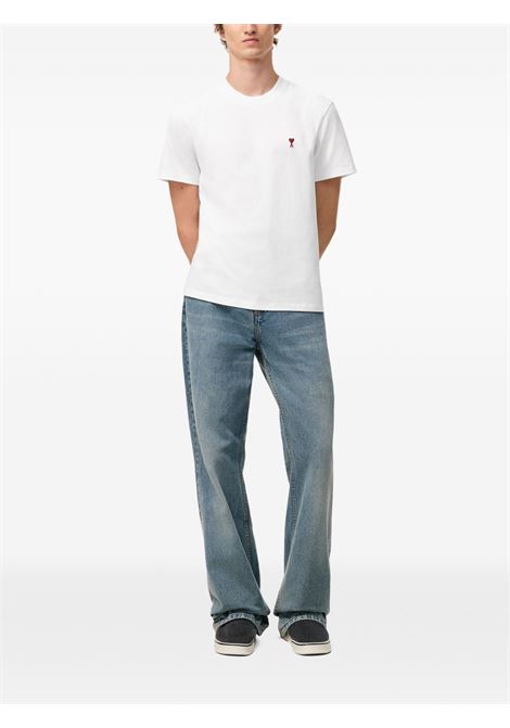 t-shirt adc uomo bianca AMI PARIS | BFUTS035.724100